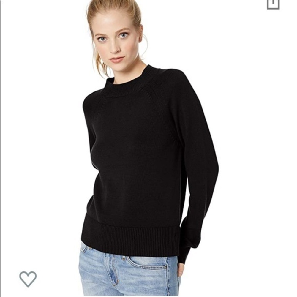 Daily Ritual Mock-Neck Pullover Sweater